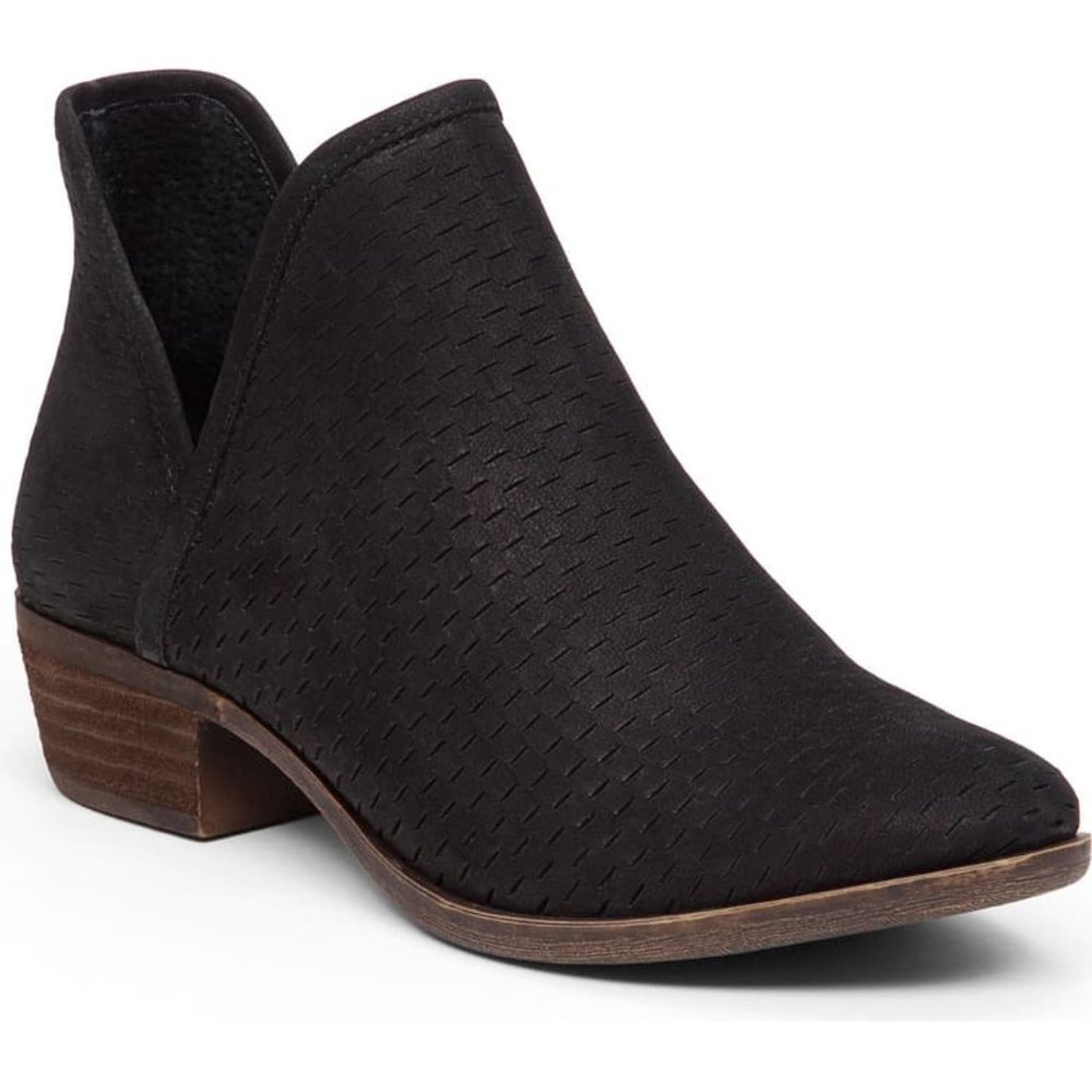 Baley Cutout Perforated Bootie